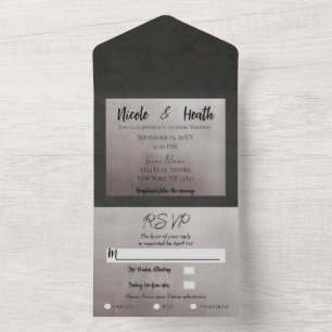 Chic Moderno Cinza & Rosa Brilho Glam Casamento