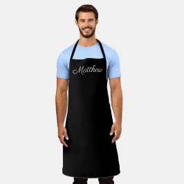 Chic moderno simples, nome branco preto, elegante,