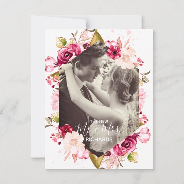 Chic O Novo Sr. Anúncio de Foto da Sra. Wedding (Frente)