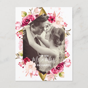 Chic O Novo Sr. Anúncio de Foto da Sra. Wedding