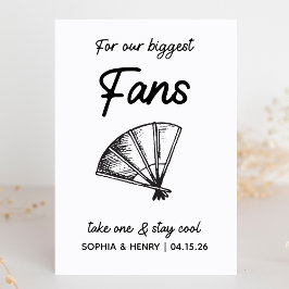 Chic Personalizável Para Nossos Fãs Sinal De Favor