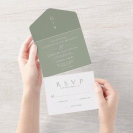 Chic Shades of Sage Green Wedding