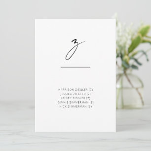 Chic + Simple Moderno Alfabeto de Letra Bastão Ord