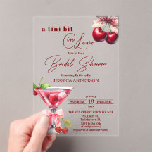Chic Tini Bit Apaixonada Cereja Martini Chá de Noi