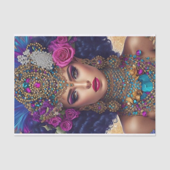 Chic Trendy Women - Papel de Tecido 10 lb (Frente )