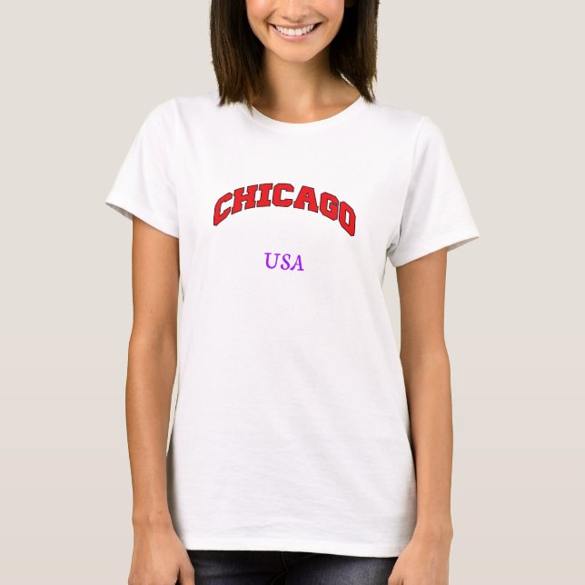 Chicago EUA T-Shirt (Frente)