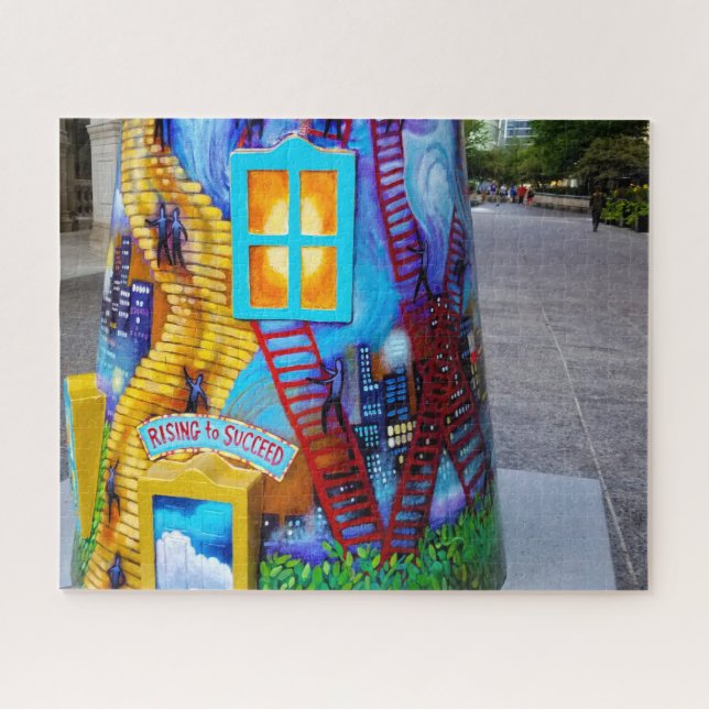 Chicago Fire Story Lighthouse Quebra-cabeça (Horizontal)