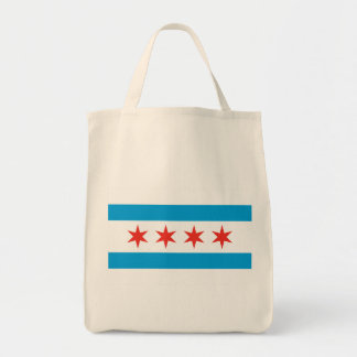 Chicago Flag Grocery Bolsa
