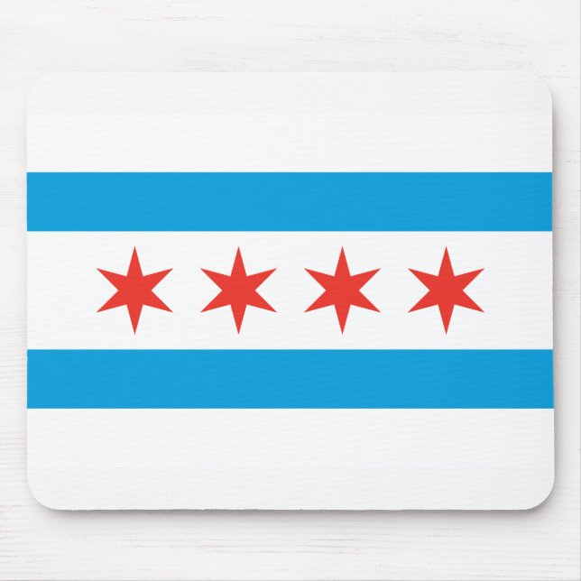 Chicago Flag Mousepad (Frente)
