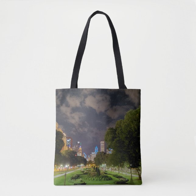 Chicago Night Sky Tote Bag (Frente)