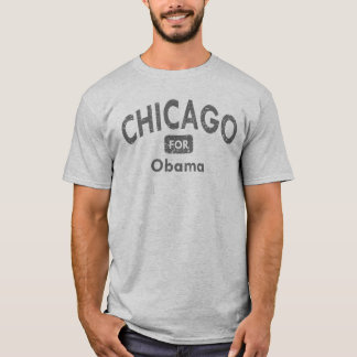 Chicago para o t-shirt de Obama