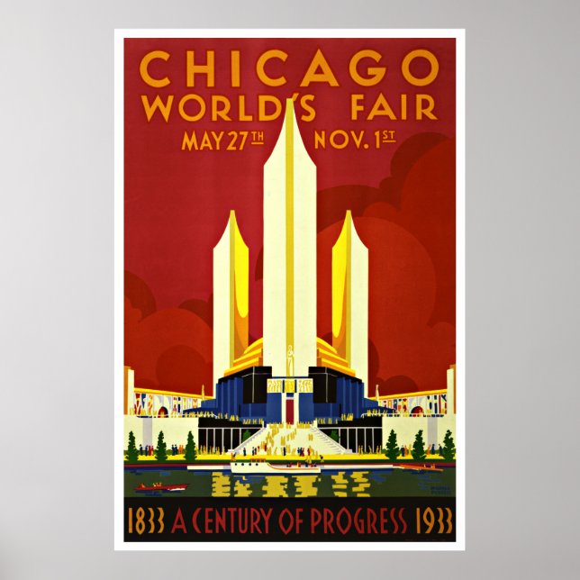 Chicago - Posters Viagens vintage (Frente)
