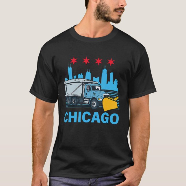 Chicago Salt Trucks T-Shirt (Frente)