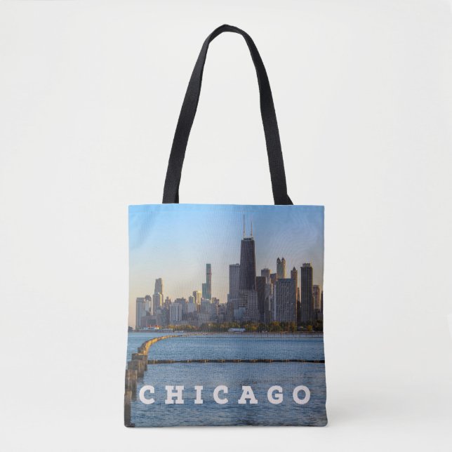 Chicago Skyline Tote Bag (Frente)