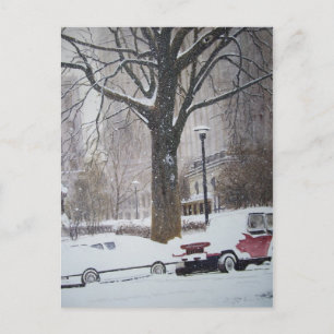 Chicago Streets em um cartão postal de inverno