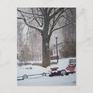 Chicago Streets em um cartão postal de inverno