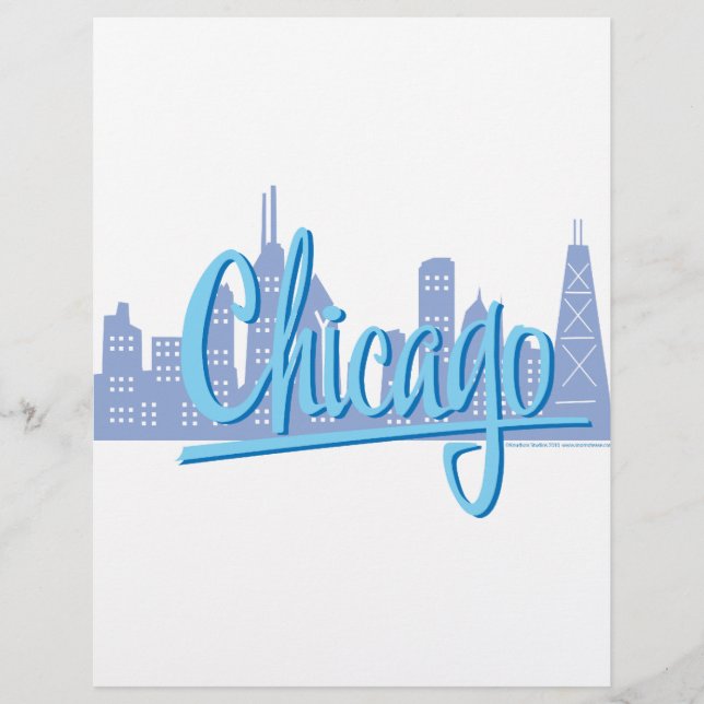 Chicago Windy City Skyline (Frente)