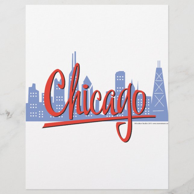 Chicago Windy City Skyline (Frente)