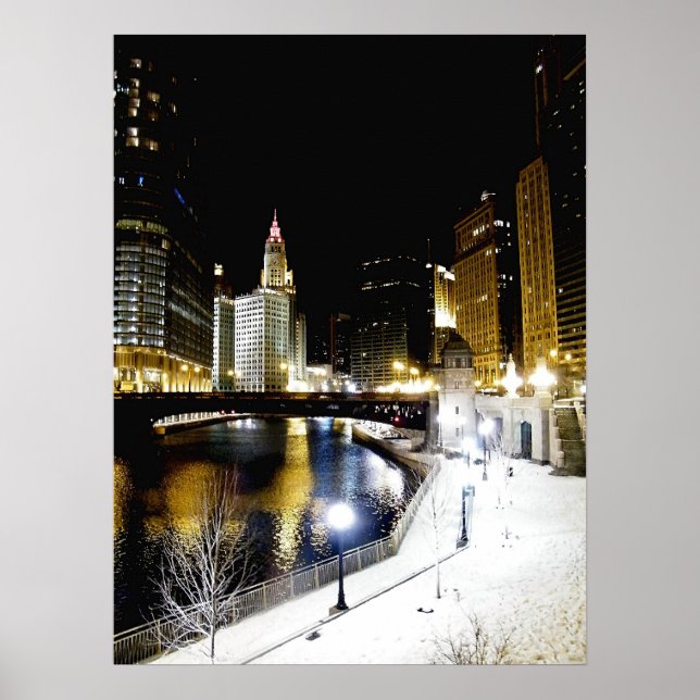 Chicago Winter Poster (Frente)