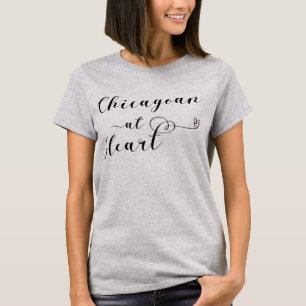 Chicagoan no t-shirt do coração, Chicago