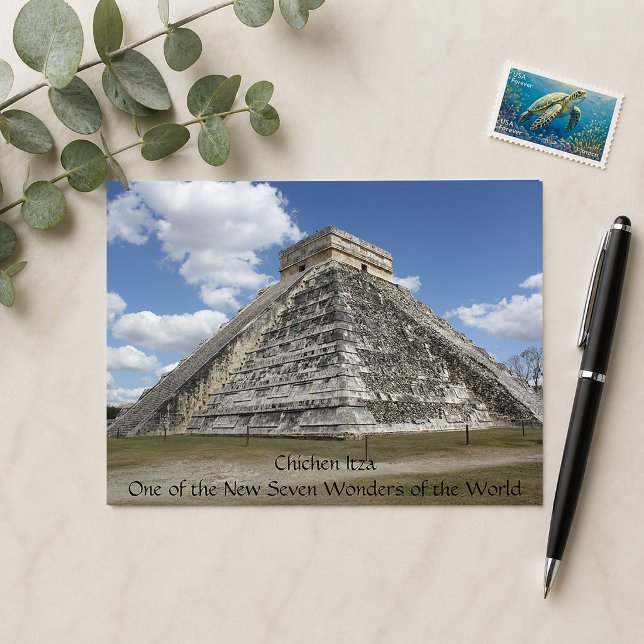 Chichen Itza México Cartão Postal (Chichen Itza Mexico Postcard)