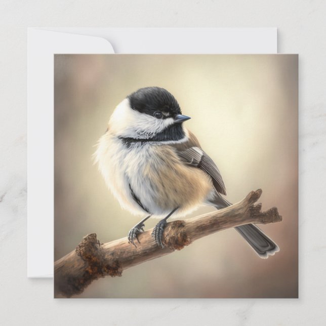 Chickadee Flat Card (Frente)