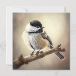 Chickadee Flat Card