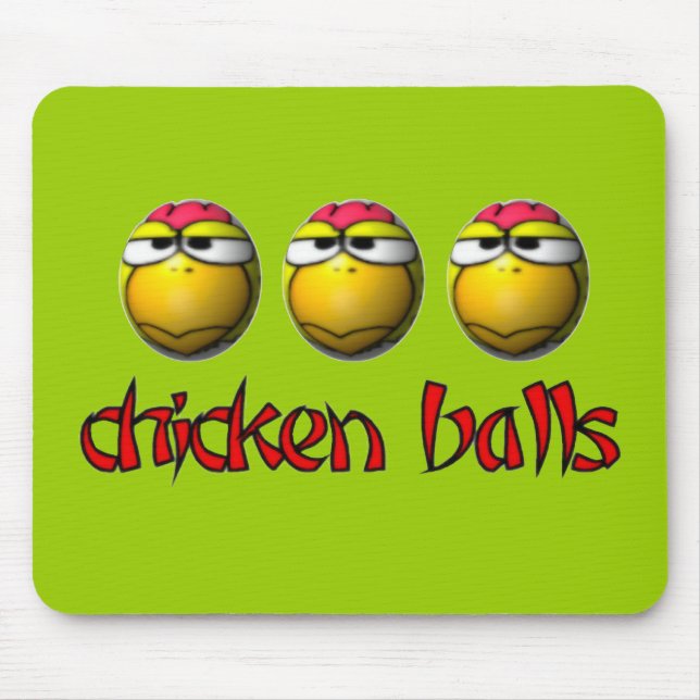 Chicken Balls Mousepad (Frente)