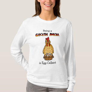Chicken Engraçado Mãe Humor T-Shirt