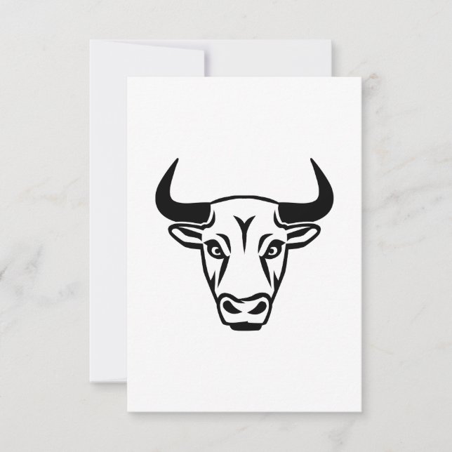 Chifres de cabeça de touro (Frente)