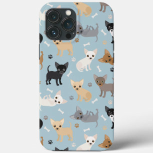 Chihuahua Bones e Paws Blue