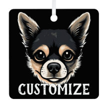 Chihuahua Dog Nome Personalizado Memorial Natal