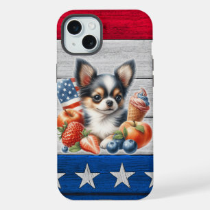 Chihuahua Patriótico Fruta EUA Chihuahua de Cabelo