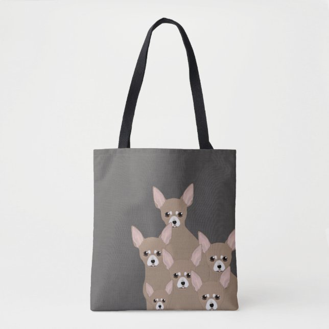 Chihuahuas Allover Bolsa (Frente)