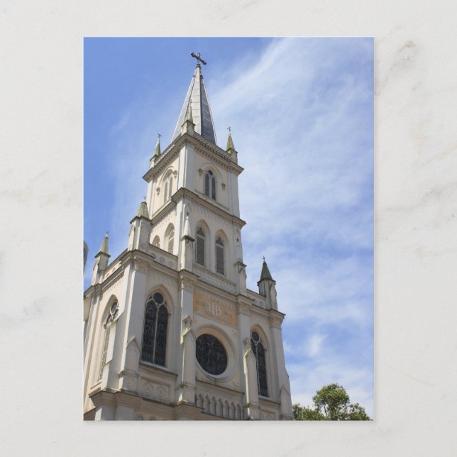 Chijmes no cartão postal de Singapura (Frente)