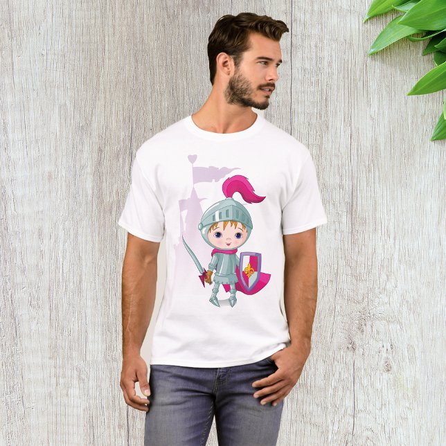 Child Knight Mens T-Shirt (Criador carregado)