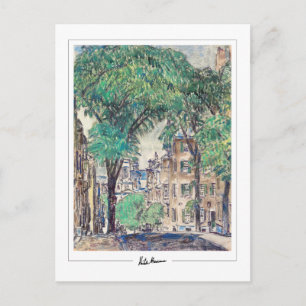 Childe Hassam #375 - Cartão Postal de Arte Fina