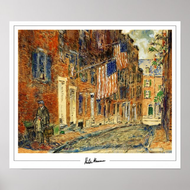 Childe Hassam Zedign Art Poster #185-2 (Frente)