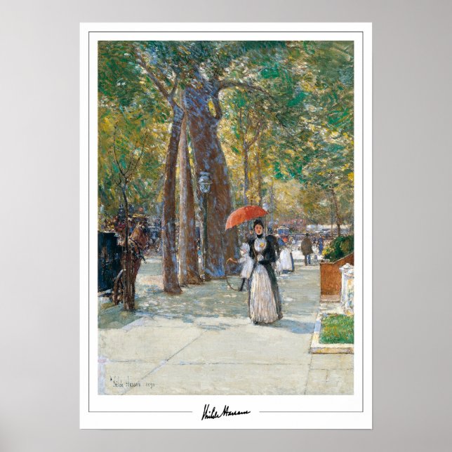Childe Hassam Zedign Art Poster #241-2 (Frente)