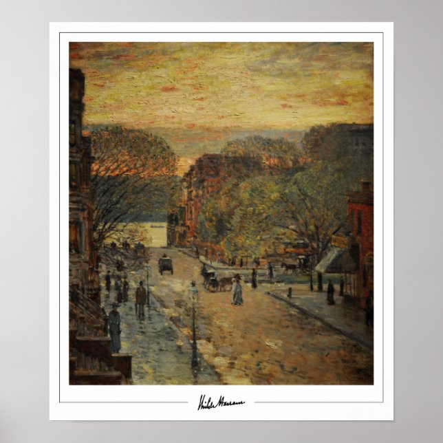 Childe Hassam Zedign Art Poster #276-2 (Frente)