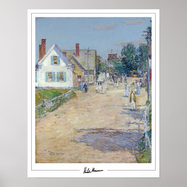 Childe Hassam Zedign Art Poster #36 (Frente)