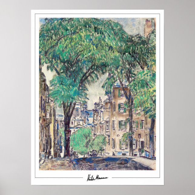 Childe Hassam Zedign Art Poster #375 (Frente)