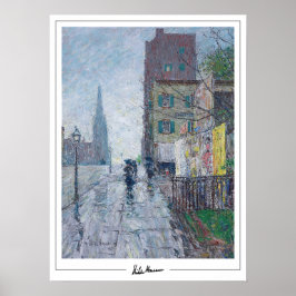 Childe Hassam Zedign Art Poster #378-2