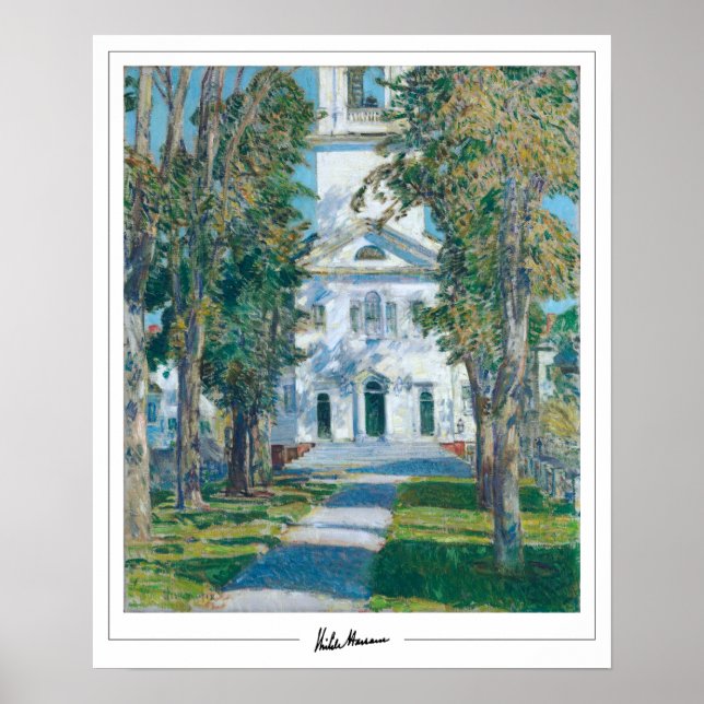 Childe Hassam Zedign Art Poster #50 (Frente)