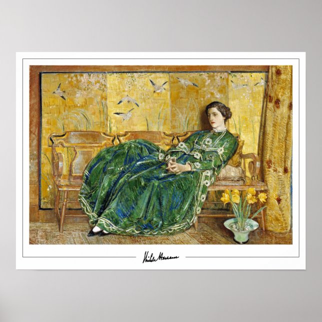 Childe Hassam Zedign Art Poster #58 (Frente)
