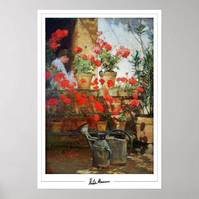 Childe Hassam Zedign Art Poster nº 7 (Frente)