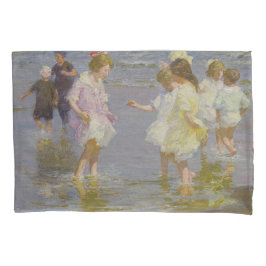 Children Wading on the Beach (por E.H. Potthast)