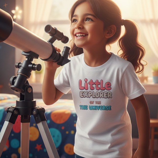 children's t-shirts with text, little explorer  (Criador carregado)
