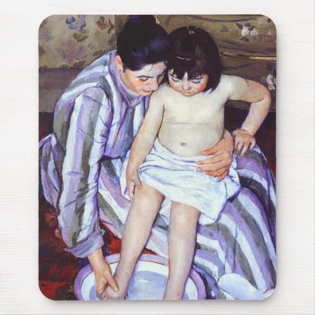 Child's Bath, Mary Cassatt Mousepad (Frente)