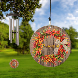 Chile, Ristra Wreath Bienvenidos